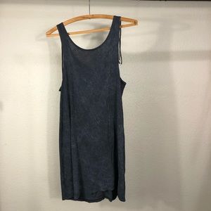 Reworked Stone Wash Tank Top w/ Unique Patterned Back cutout